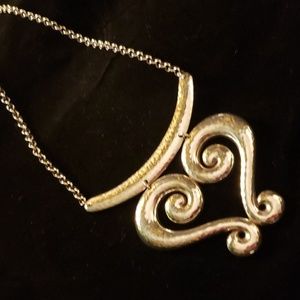 Brighton Geona Heart Large Classic Statement Necklace